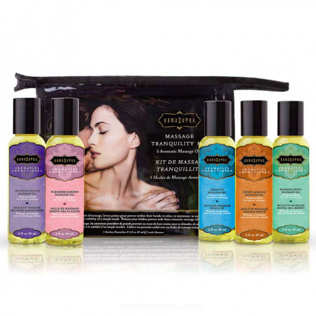 Kama Sutra Massage Aromatics Zestaw 5 Olejkow do Masażu Podrożny