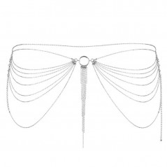 Biżuteria pasek - Bijoux Indiscrets Magnifique Waist Jewelry Silver