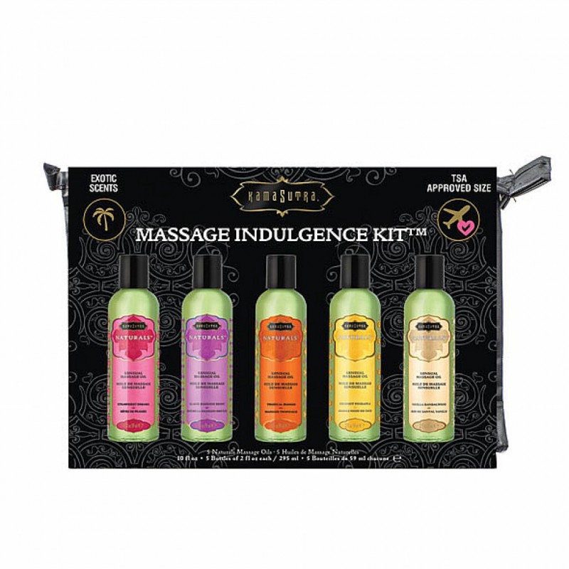 Zestaw olejków - Kama Sutra Massage Indulgence Kit Naturals