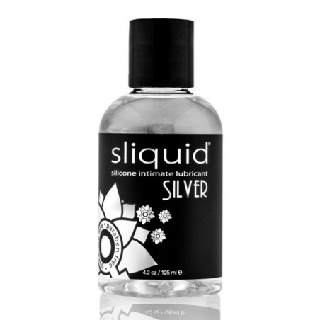 Żel nawilżający silikonowy - Sliquid Naturals Silver Lubricant 125 ml