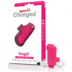 Wibrator na palec - The Screaming O Charged FingO Finger Vibe Pink