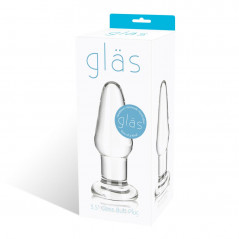 Szklany plug analny - Glas Glass Butt Plug 8,9 cm