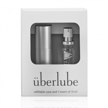 Lubrykant silikonowy - Uberlube Silicone Lubricant Good-To-Go & Refills Silver 3x15 ml