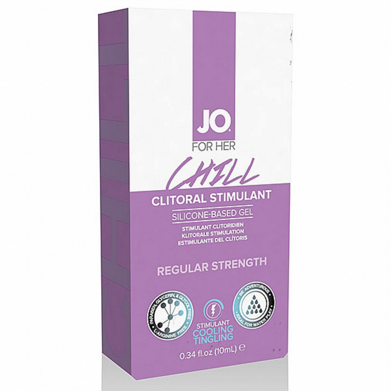 Żel stymulujący łechtaczkę - System JO Clitoral Stimulant Cooling Chill 10ml Łagodniejszy