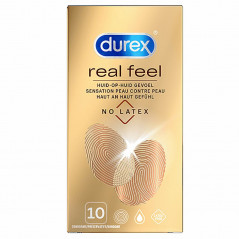 Prezerwatywy naturalne - Durex Real Feeling Condoms 10 szt
