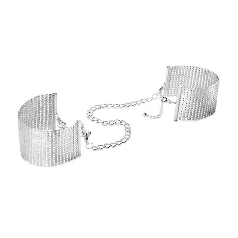 Kajdanki - Bijoux Indiscrets Desir Metallique Cuffs Silver