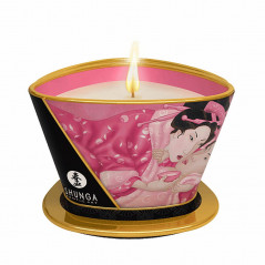 Świeca do masażu - Shunga Massage Candle Rose Petals 170 ml