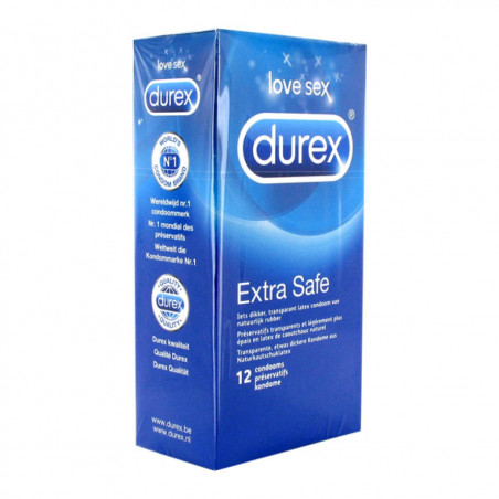 Prezerwatywy - Durex Extra Safe Condoms 12 szt