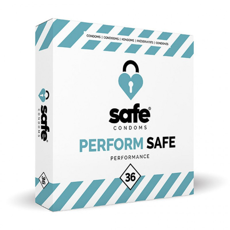 Prezerwatywy opóźniające - Safe Perform Safe 36 szt