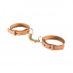 Kajdanki - Bijoux Indiscrets Maze Thin Handcuffs Brown