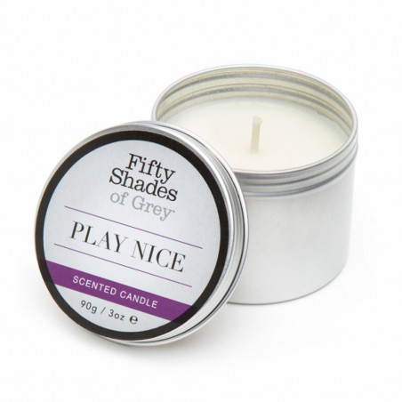 Świeca do masażu - Fifty Shades of Grey Play Nice Vanilla Candle 90 gram