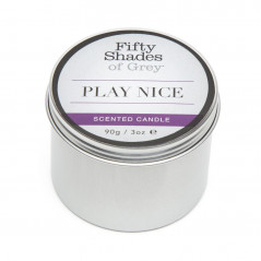 Świeca do masażu - Fifty Shades of Grey Play Nice Vanilla Candle 90 gram
