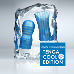 Masturbator miękka tuba z mentolem - Tenga Cool Edition Soft Tube Cup