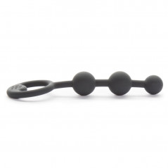 Koraliki analne - Fifty Shades of Grey Silicone Anal Beads Black