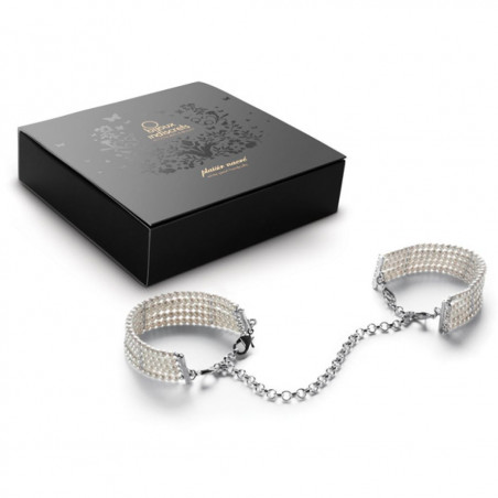 Kajdanki - Bijoux Indiscrets Plaisir Nacre Handcuffs Pearl
