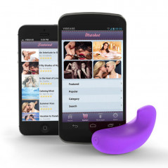 Wibrator sterowany aplikacją - Vibease iPhone & Android Vibrator Version Purple