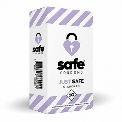 Prezerwatywy klasyczne - Safe Just Safe Condoms Standard 10 szt