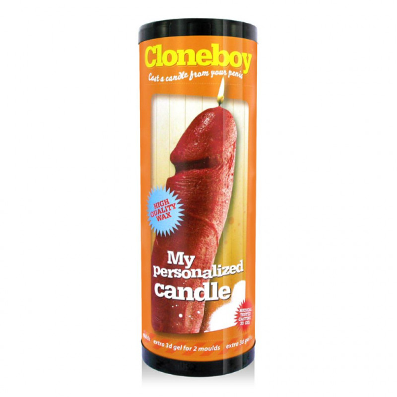 Zestaw do klonowania penisa świeca - Cloneboy Candle Red