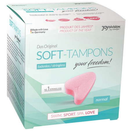 Tampony - Joydivision Soft-Tampons Stringless Normal 3 szt