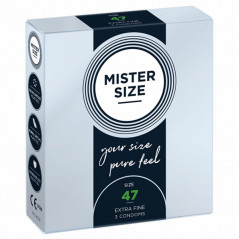Prezerwatywy - Mister Size 47 mm (3 szt)