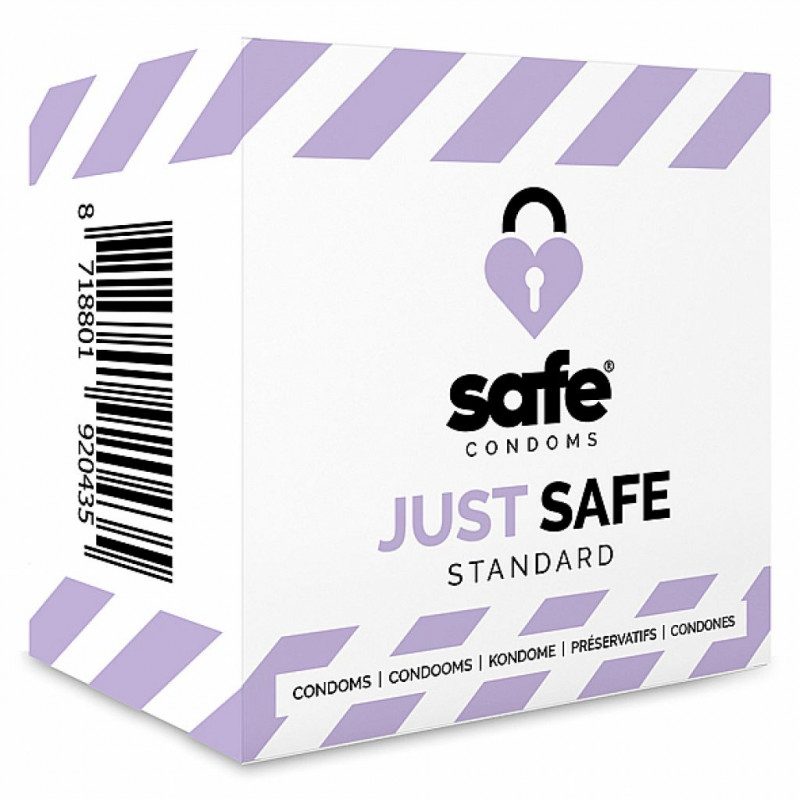 Prezerwatywy klasyczne - Safe Just Safe Condoms Standard 5 szt