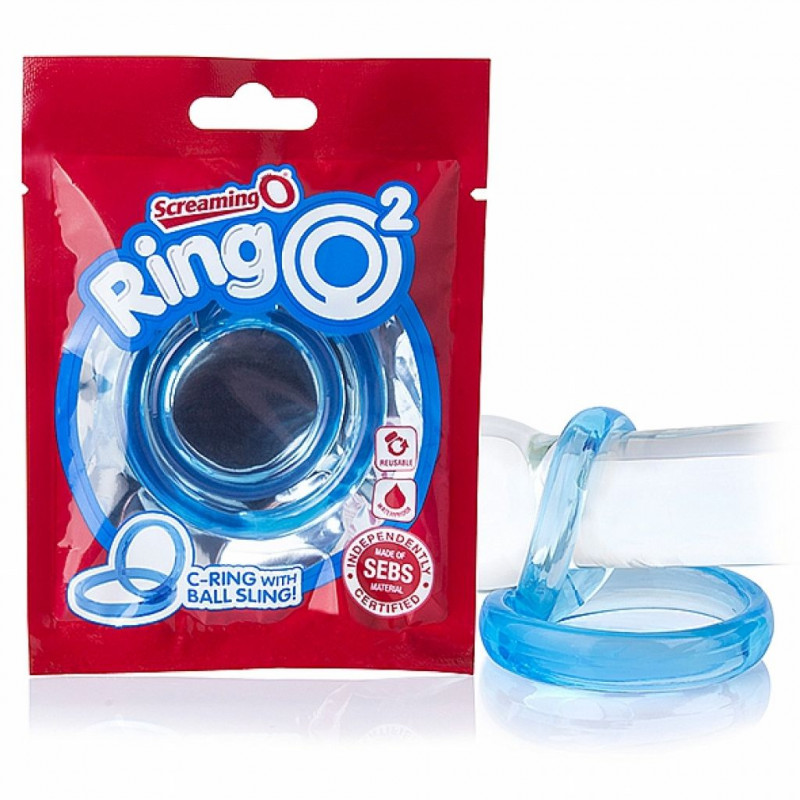 Pierścień erekcyjny - The Screaming O RingO 2 Blue
