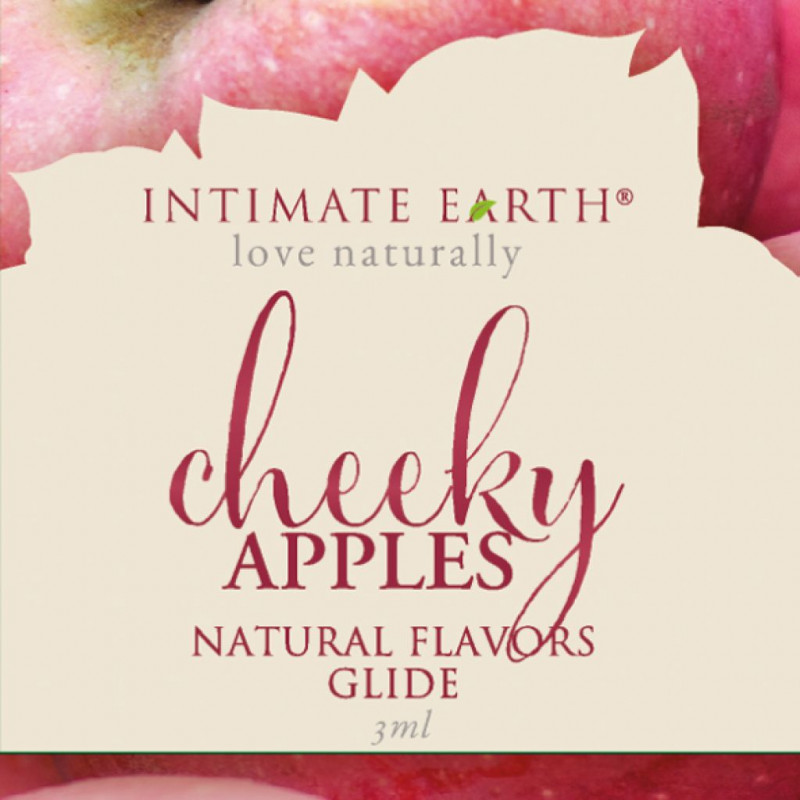 Lubrykant (saszetka) - Intimate Earth Natural Flavors Glide Cheeky Apples 3 ml Foil