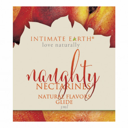 Lubrykant (saszetka) - Intimate Earth Natural Flavors Glide Naughty Nectarines Foil 3 ml
