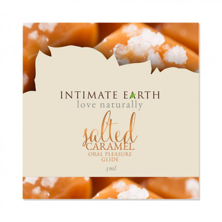 Lubrykant (saszetka) - Intimate Earth Natural Flavors Glide Salted Caramel Foil 3 ml