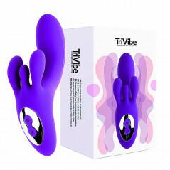 Wibrator - FeelzToys TriVibe G-Spot Vibrator with Clitoral & Labia Stimulation Purple