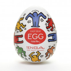 Zestaw sześciu masturbatorów - Tenga Keith Haring Egg Dance