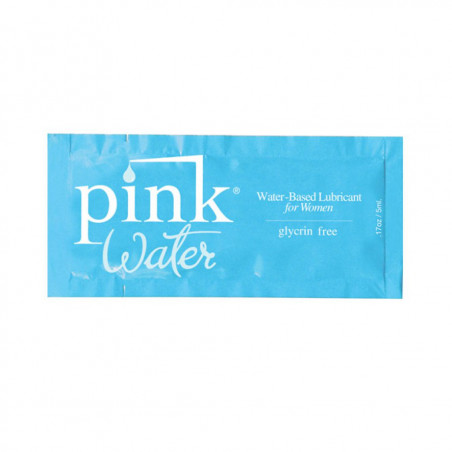 Lubrykant wodny (saszetka) - Pink Water Water Based Lubricant 5 ml