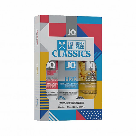Zestaw lubrykantów - System JO Tri Me Classics 3 x 30 ml