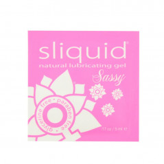 Tester SASZETKA lubrykant - Sliquid Naturals Sassy Lubricant Pillow 5 ml