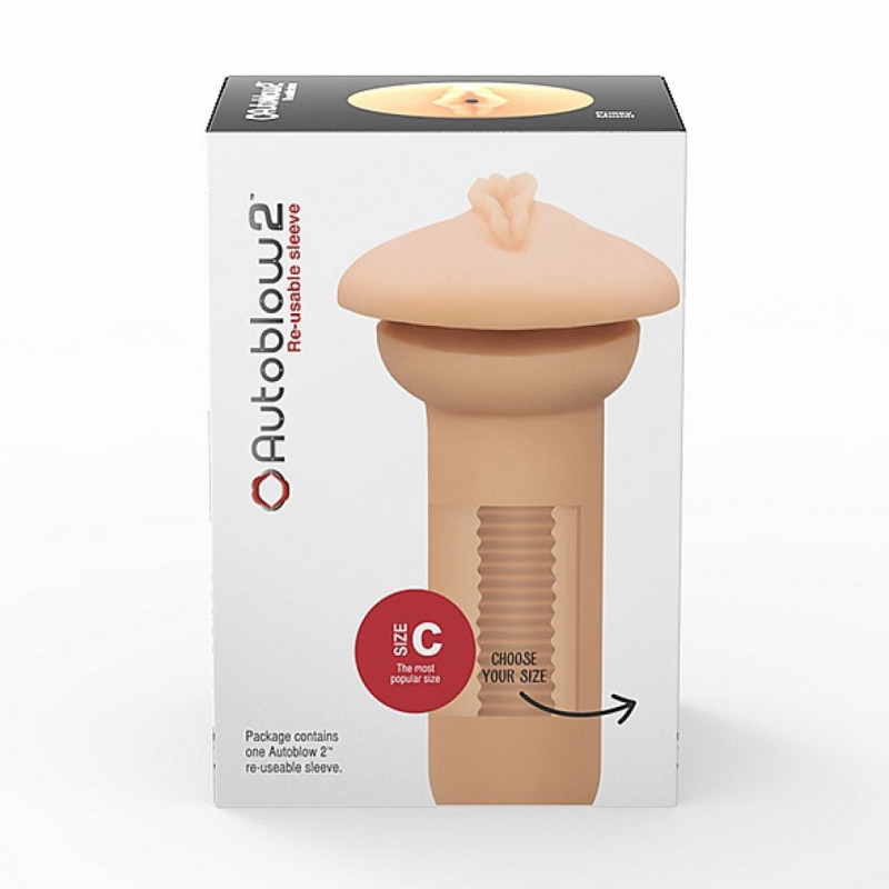 Wkładka do masturbatora - Autoblow 2 Plus XT Vagina Sleeve C (duża) Wkładka do masturbatora - Autoblow 2 Plus XT Vagina Sleeve C (duża)