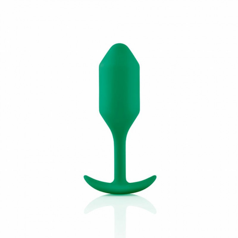Plug analny - B-Vibe Snug Plug 2 Green