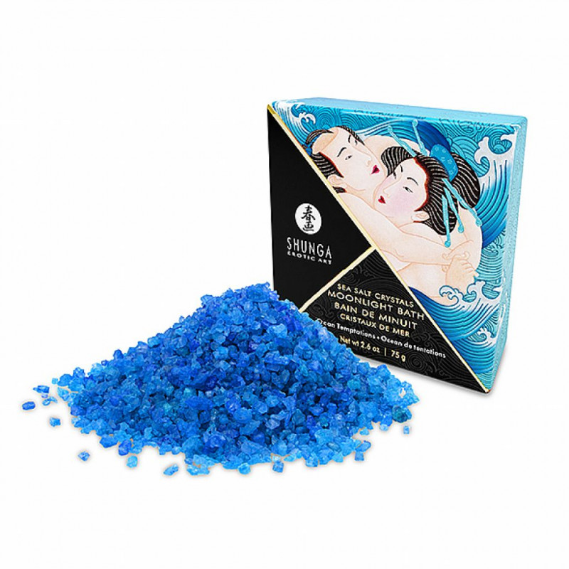 Sól do kąpieli - Shunga Oriental Crystals Bath Salts Single Use Ocean Temptations 75g